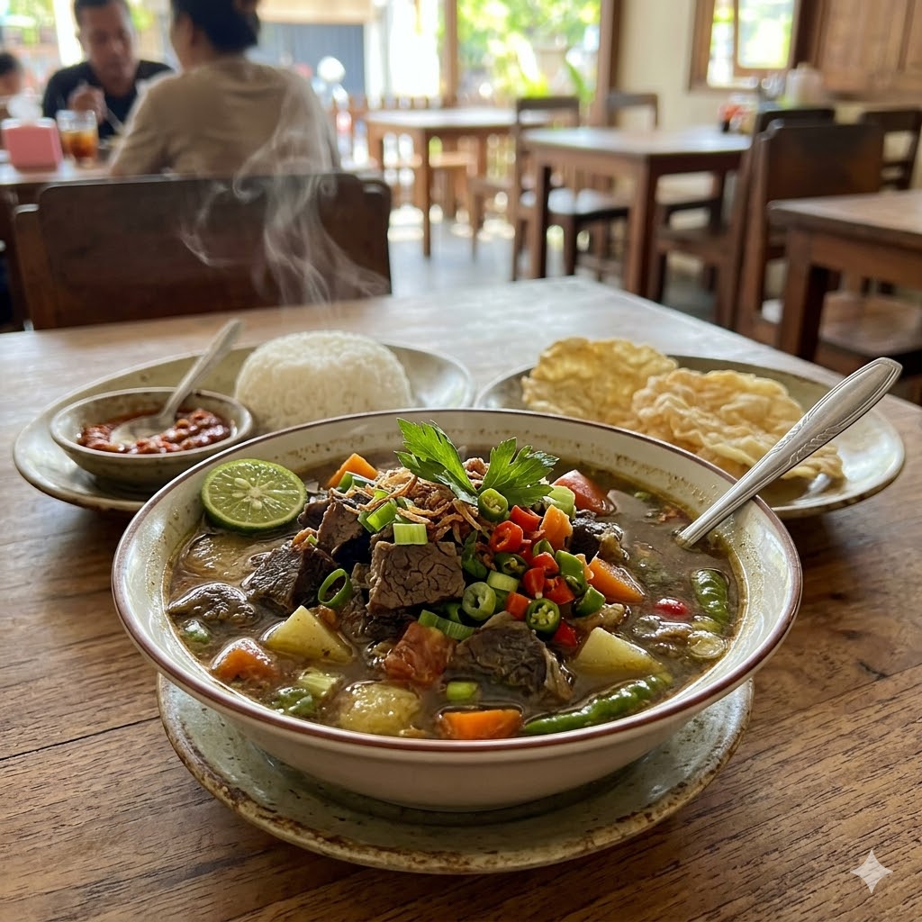 Sop Paru kuah khas